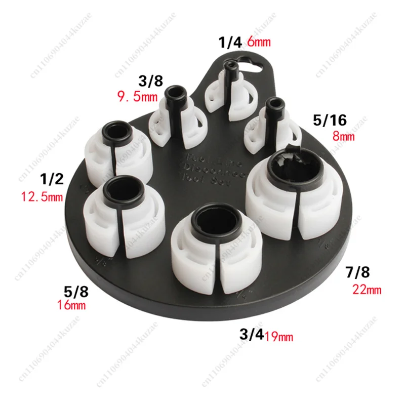 7Pcs 6-22mm Quick Disconnect Tool Kit, Replacement Fittings for Auto Air Conditioning and Pipeline Maintenance