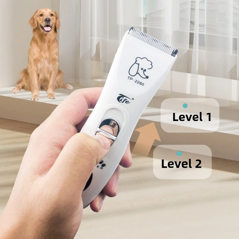 Portable Small Electric Pet Hair Trimmer with 2- Speed Adjustable Pet  Cat Dog Shavers Multifunctional Silent Pet Clippers