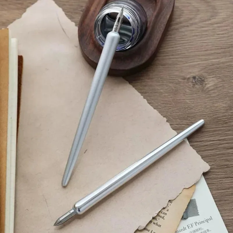 New Style Matte Aluminum Straight Dip Pen Holder Professional Line Drawing Pen Manga Watercolor Sketch Ink Illustration Painting