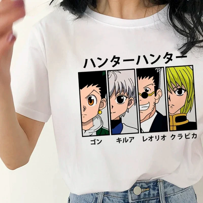 Hunter X Hunter Killua Hisoka Kurapika Bedrucktes T-Shirt für Herren und Damen, Kinder- und Elternbekleidung, T-Shirt für Jungen und Mädchen