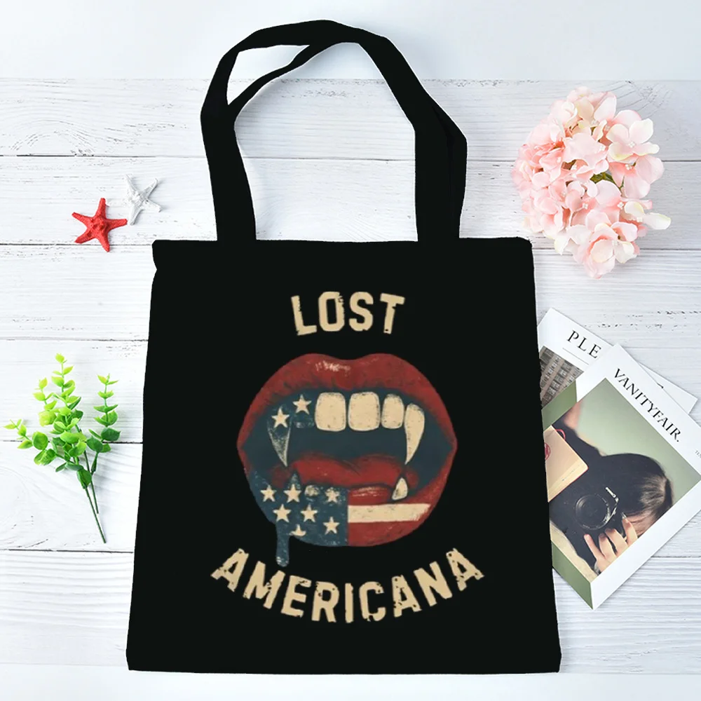 Mgk tote bag shopping grocery reusable totebag canvas  woman