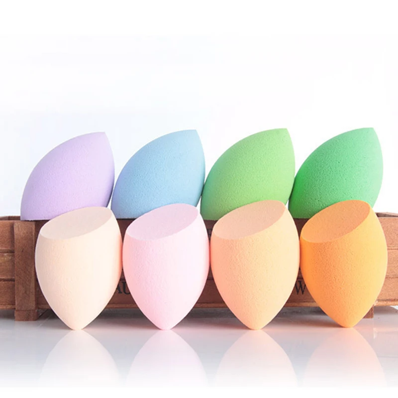 1PC 12 Colors Makeup Foundation Sponge Oblique Cut Be Bigger Into Water Blending Cosmetic Puff Flawless Powder Smooth