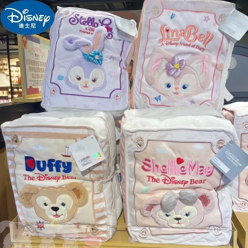 2023 Genuine Disney Duffy Linabell Stellalou Plush Throw Pillows Fairy Book Style Pillows Birthday Christmas Children Gift Toy