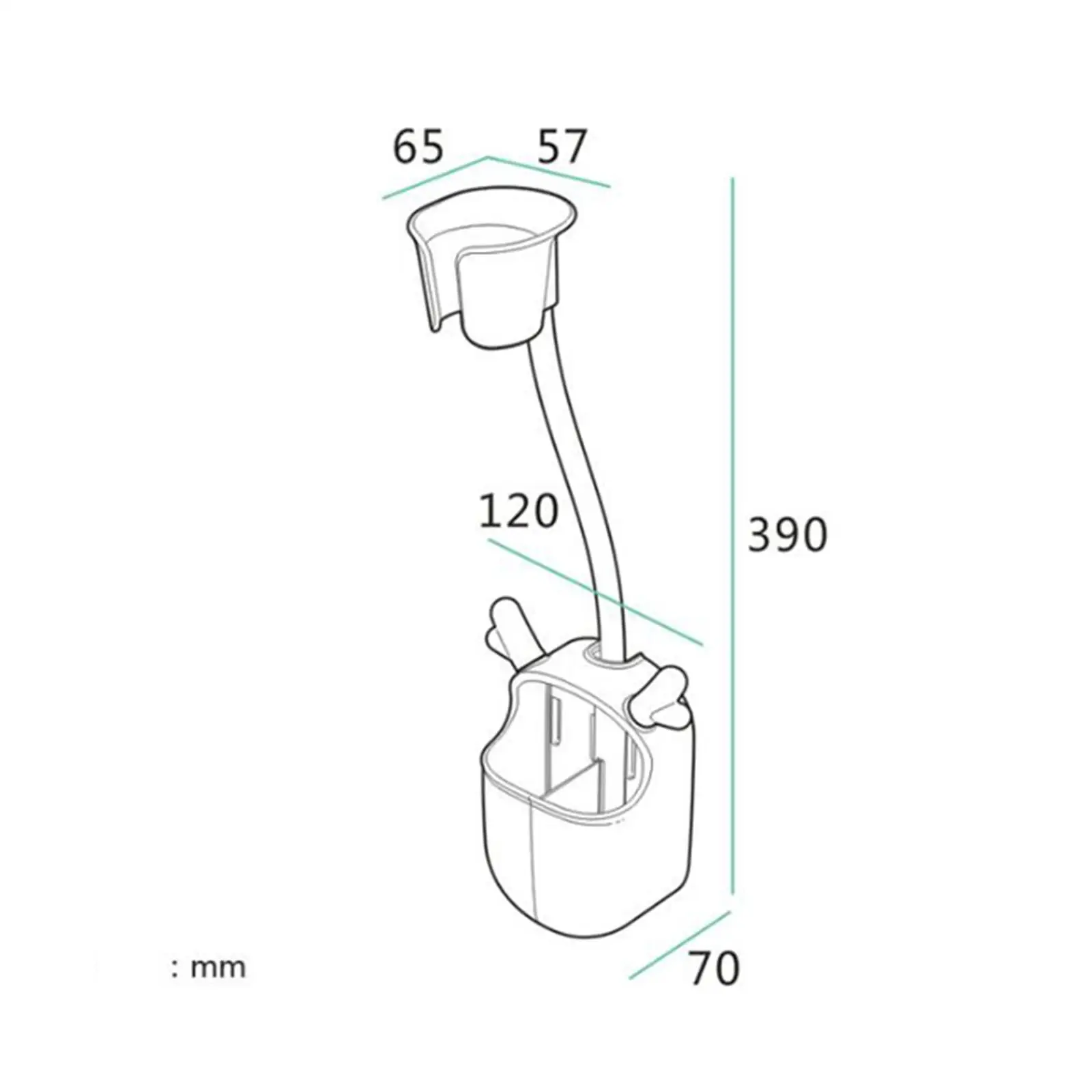 حامل مجفف الشعر لتزيين مرحاض الحمام المنزلي