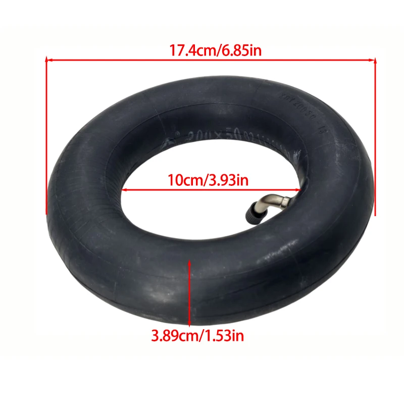 200x50 Inner Tube CST High-Quality Butyl Rubber Camera Tire for Electric Scooter 8 inch Pneumatic Tyre Replacement Accessories