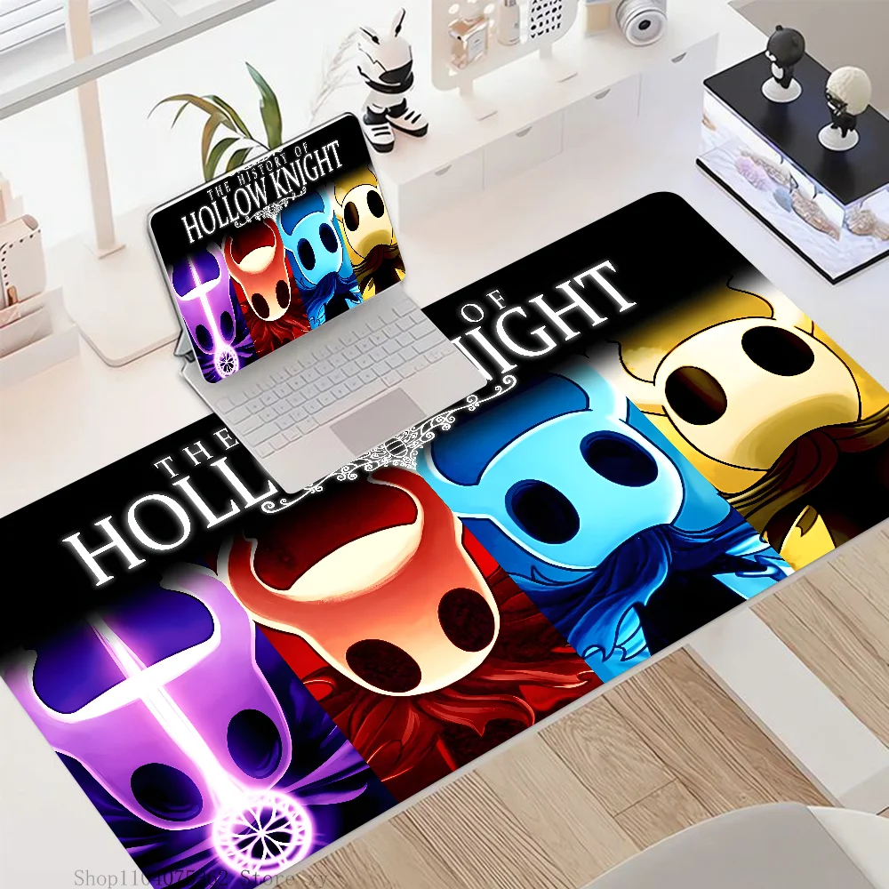 Game H-Hollow Knight Mousepad Mouse Mat Desk Mat With Pad Gaming Accessories Prime Gaming XXL Keyboard Pad Padding Mat