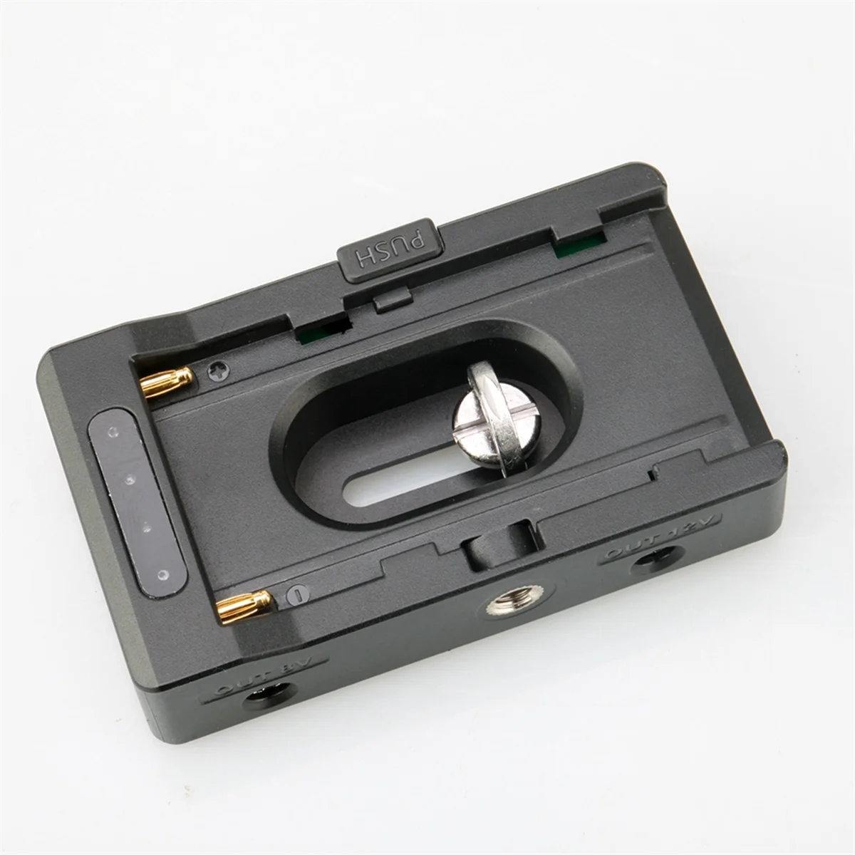 

NP-F Battery Adapter Plate with Type-C Charging Port DC12V DC7.4V USB Output for NP-F550 F750 F970 Battery