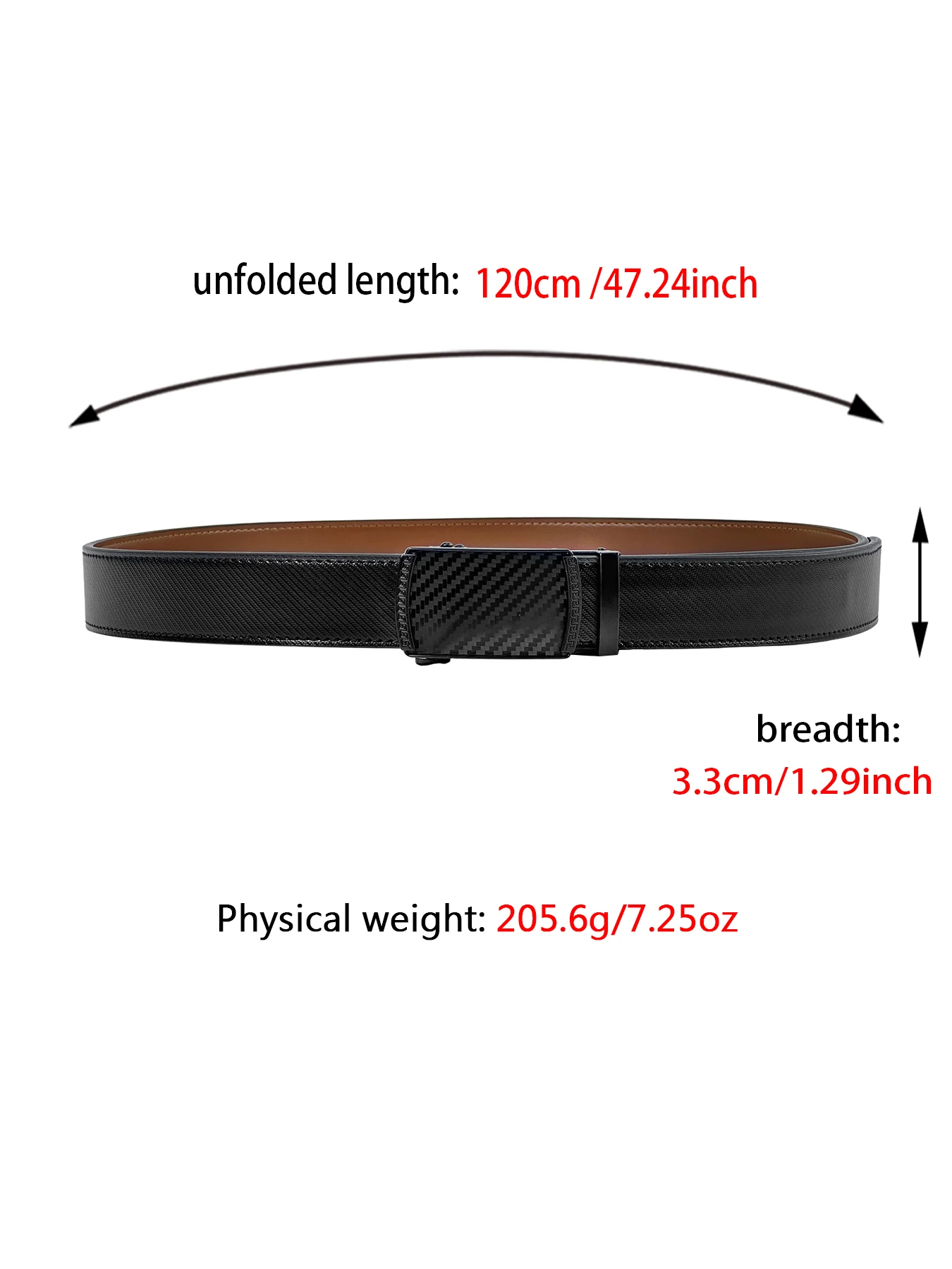 New men's automatic buckle leisure business belt.