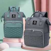 Sacs à couches pour maman, sac suspendu pour poussette de bébé, sacs à dos à couches de grande capacité avec tapis à langer, sacs d'allaitement pratiques pour bébé 6