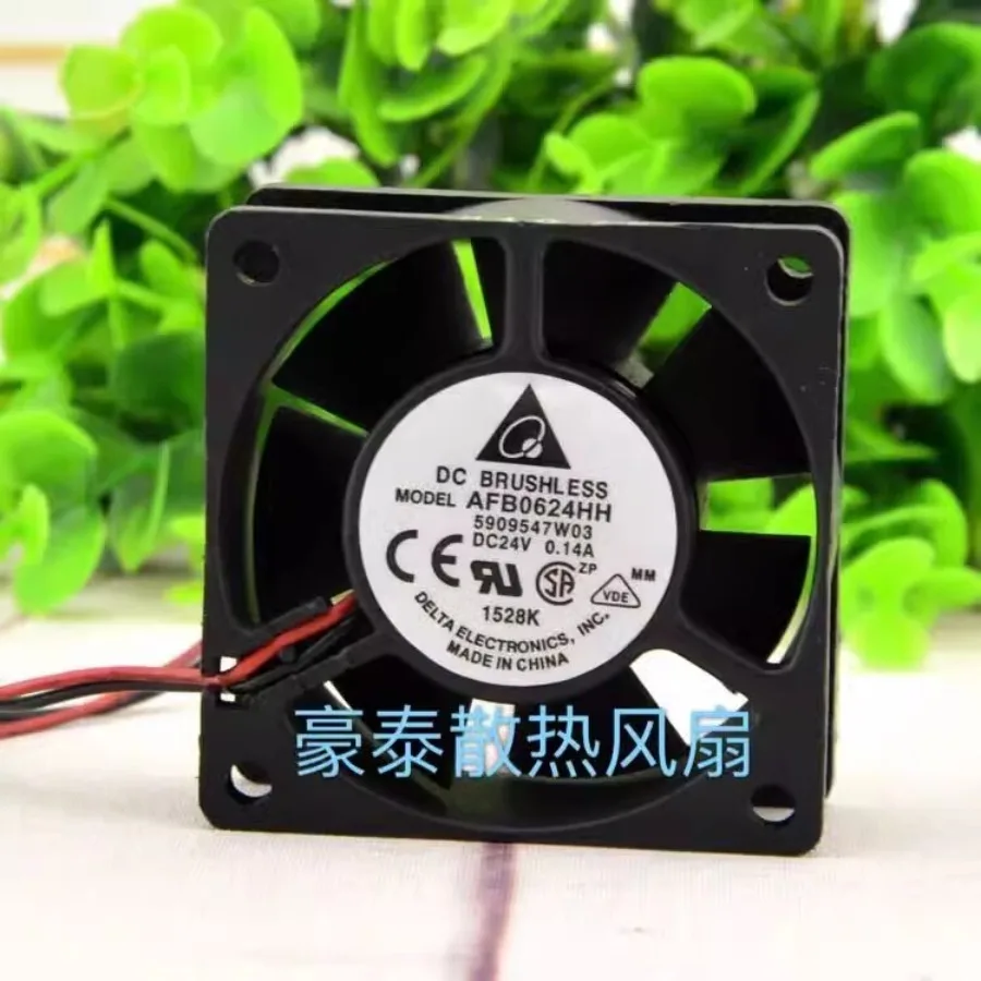 

Вентилятор охлаждения Delta AFB0624HH 6025 DC24V 0.14A 6CM 2-проводной для инвертора