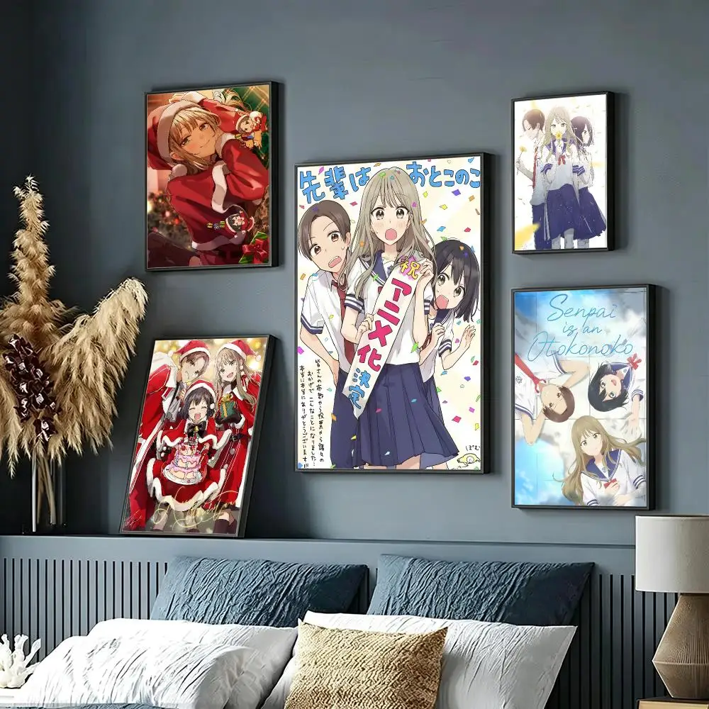 anime Senpai Is an Otokonoko Poster Wall Posters Art Print HD Print Self-Adhesive Waterproof Wall Stickers Room Decoration