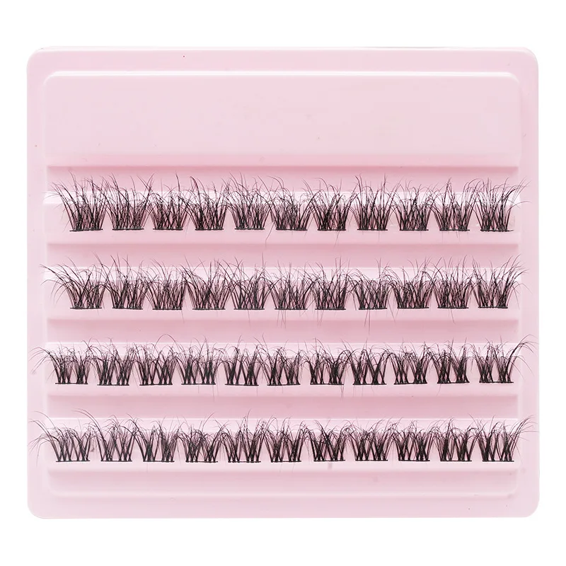 Lash Clusters Mixed Length 8-16mm Individual Eyelash Extension Natural Look Fluffy Cluster Lashes