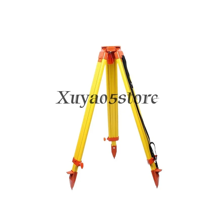 Total Station Theodolite Level Aluminum Alloy Level Aluminum Alloy Yellow Paint Tripod SYL-2