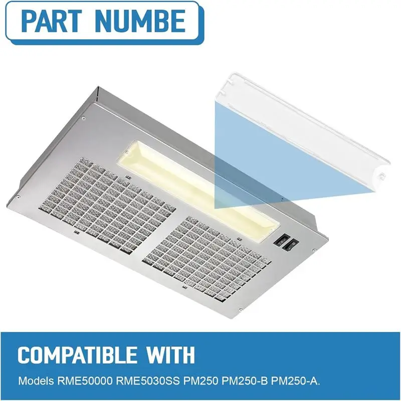 [B25B!】 Range Vent Hood Light Lens Replacement SB03294757 For Broan SB03294757 Part Range Hood Accessories