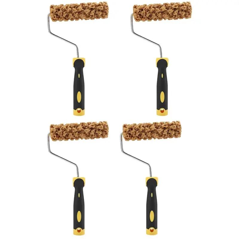 ABMI-4X M60 Seaweed Sponge Roller Brush Imitation Seaweed Sponge Roller Pattern Liquid Wallpaper Paint Texture Tool,