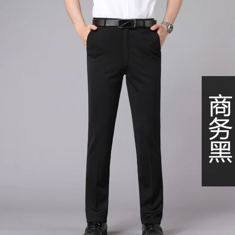 الرجال دعوى السراويل معطف الشتاء Sweatpants غير رسمية ملابس للرجال مبطنة بالصوف نمط جديد فضفاض مستقيم الساق السراويل ملابس للرجال Y2K #5