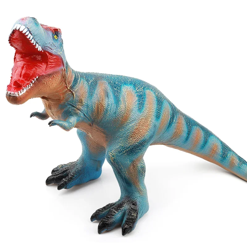 

Dinosaur Model Toys Jurass Tyrannosaurus Rex World Jurass Animals Park Realistic Triceratops Soft Puppets Toys for Kids Boys