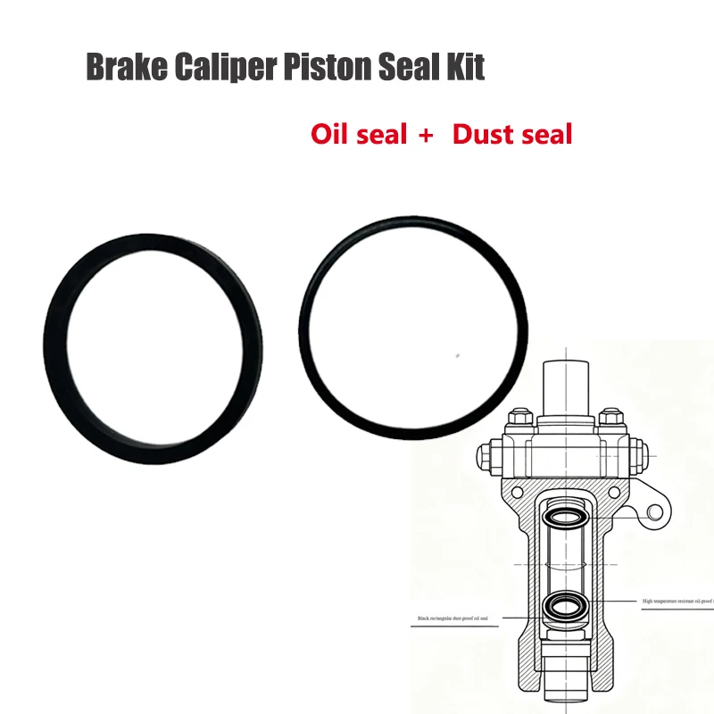 32mm Brake Caliper Piston Seal Kit For Honda CBX550 GL GSX 1100 1200 VF100 ZX-10R Ninja XVZ1300 DR650 Oil Leak Proof Rubber Ring