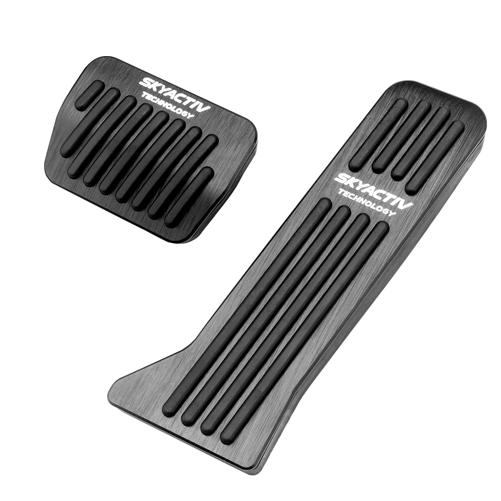 Car Fuel Foot Pedal Brake Pedals Cover Pad Accessories For Mazda 2 3 6 Dome BM GJ CX-5 CX5 CX 5 KE KF CX3 CX-3 CX7 CX-7 CX9 CX-9