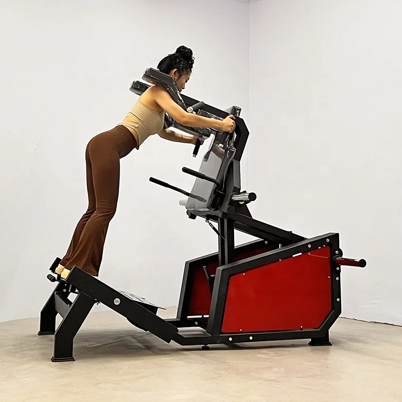 Adjustable Pedal Hack Squat Machine Multi-Function Leg Press Trainer for Commercial Gym Use
