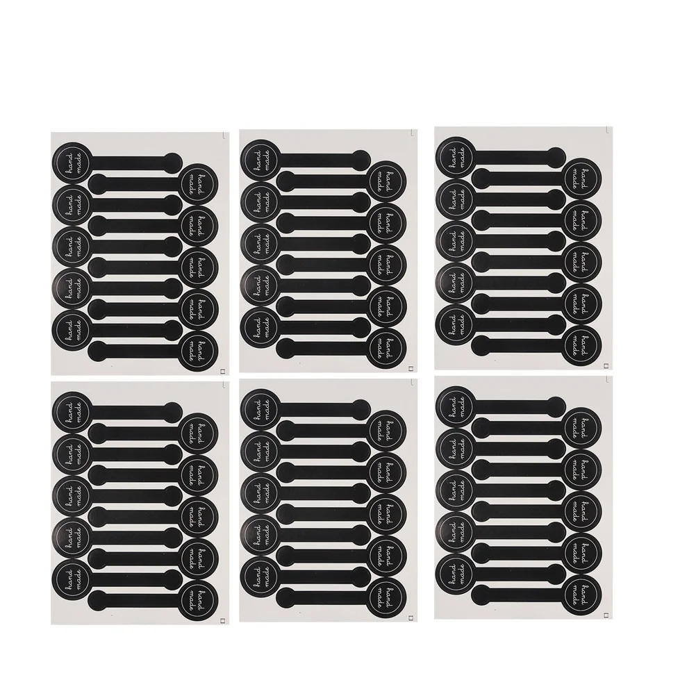 10Pcs Handmade Letter Candy Bag Sealing Stickers 50 Sheets Party Favor Gift Labels Self-Adhesive Deco Paste Stickers