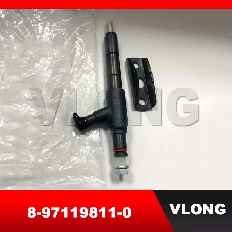 VLONG Super Quality Inyector Common Rail Fuel Injector Assembly For Isuzu 4HF1 4HG1 Diesel Engine 8971198110 8-97119811-0