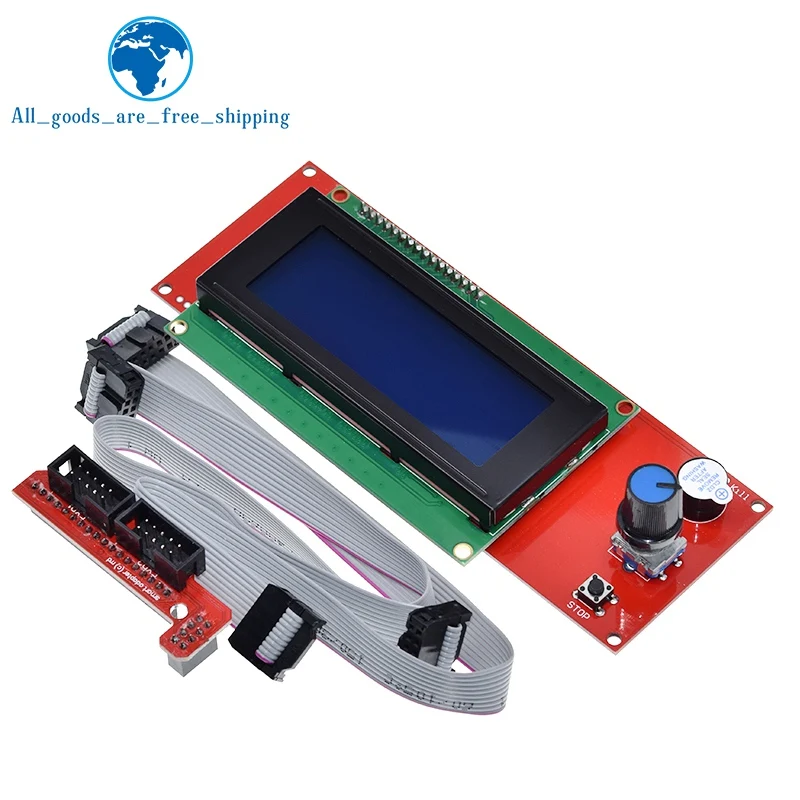 TZT 3D Printer 2004 LCD Controller with SD card slot for Ramps 1.4 - Reprap Display For 3D Printer