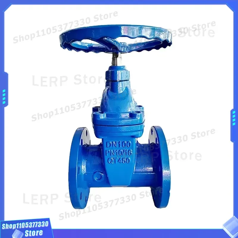 Z45X-16 Resilient Seat Gate Valve DN50-DN1200 Ductile Iron Flange Soft Seal Manual Electric Operation for Water Supply System