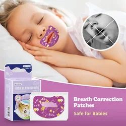 30PCS Mouth Correction Stickers Anti-snoring Breathing Orthosis Mouth Sticker Children Anti-snoring Stickers Improve Night Sleep