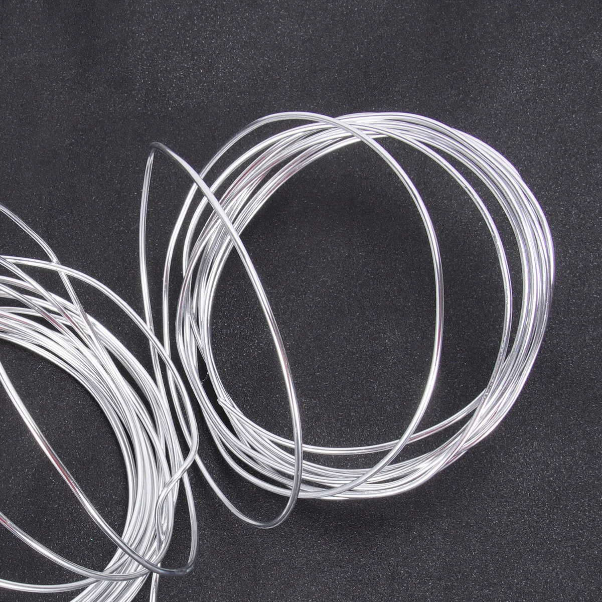 Alambre de hierro blando plateado, 2 tamaños, aluminio flexible para marco de escultura artesanal, accesorios de molde, joyería, 1 ud.