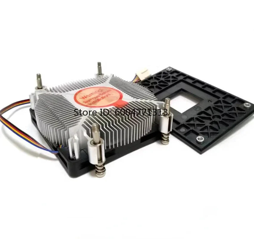 1pcs AMD AM4 1U Ultra-thin Computer CPU Radiator For Case Chassis Fan Copper Core CPU Cooler Thickness 25mm 3-wire Ball Bearing
