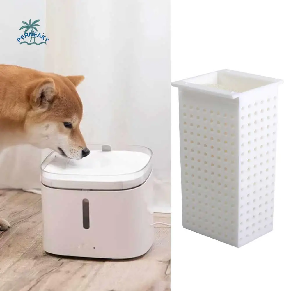 

Adjustable Water Flow Cat Water Dispenser Filter Sponge Plastic Activated Carbon Filter White Filter Element Filter Replacement