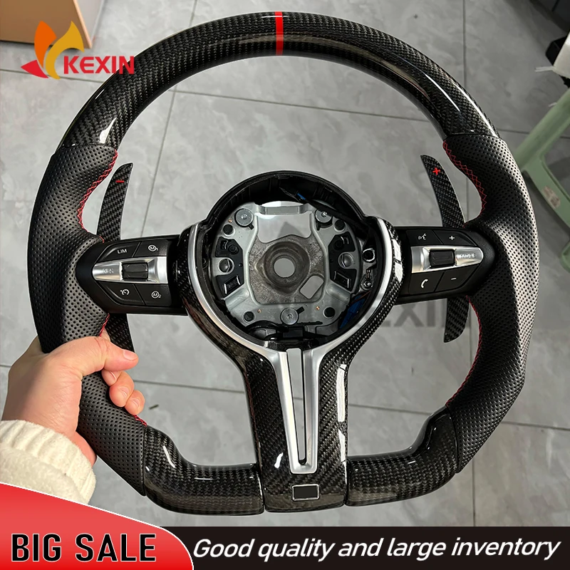 Steering Wheel Carbon Fiber Assembly Car Steering Wheel For BMW F10 F11 F30 F31 F34 F32 F33 F36 F20 F21 F22 F23 M3 M6