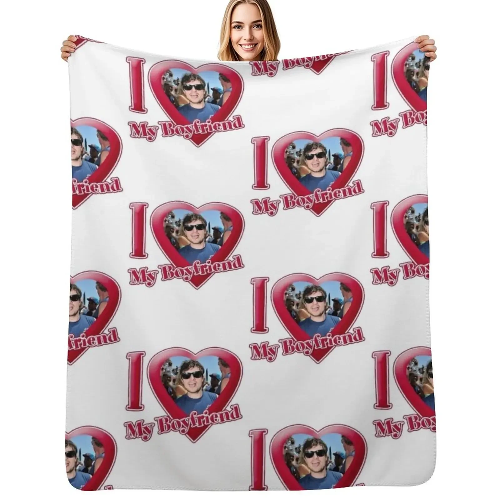 

I Love My Boyfriend Josh Hutcherson Throw Blanket Decorative Sofa Flannels Sofas Summer Blanket