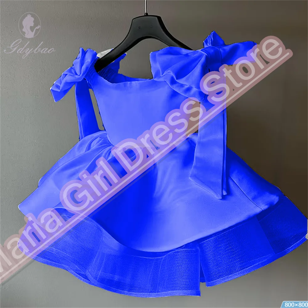 Etiquette 2025 Bloemenmeisjesjurken Baby Bruiloft Ceremoniële Bal Eerste Communie Verjaardag Bruiloft Formeel evenement