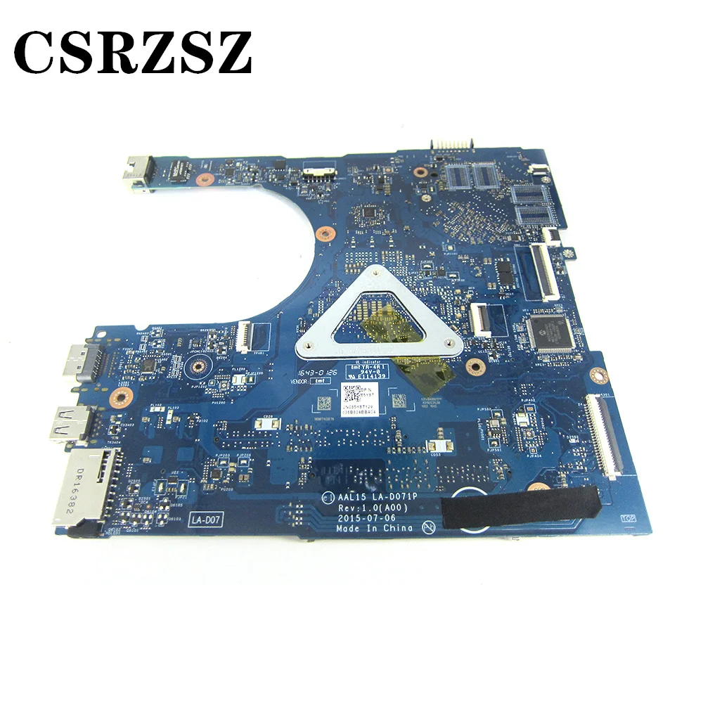 

For Dell Vostro 3459 3559 Laptopmotherboard with i5-6200u CPU CN-085Y8T 085Y8T 85Y8T LA-D071P Test work perfect