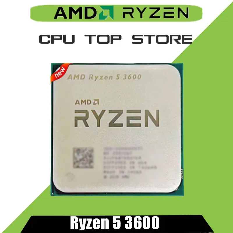 Nuevo Procesador AMD Ryzen 5 3600 Tray 2026, 6C12T, 4.4GHz, Desbloqueado, Socket AM4, para Juegos de Escritorio, Sin Caja Original