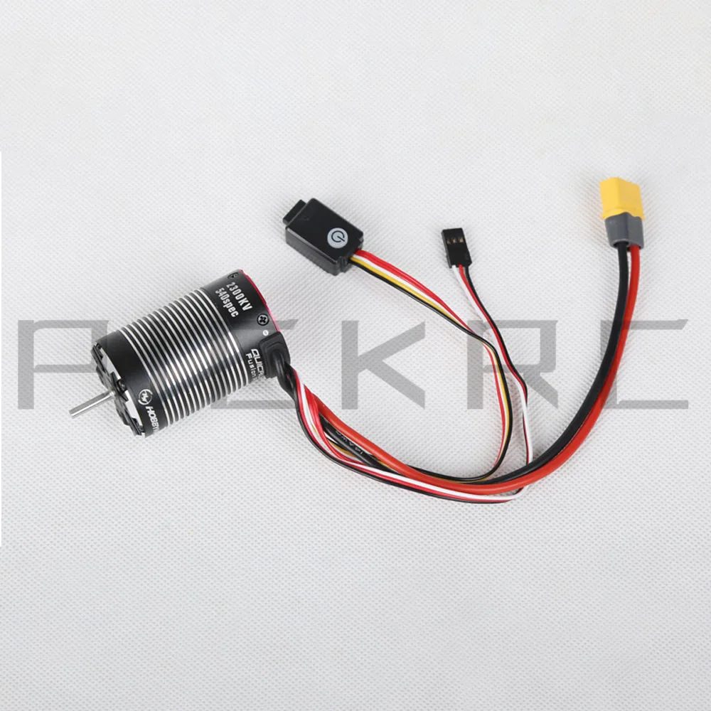 Hobbywing QuicRun Fusion PRO 2 in 1 FOC System 60A 2300KV Brushless Motor ESC Integrated for 1/8 1/10 RC Model Car Crawler