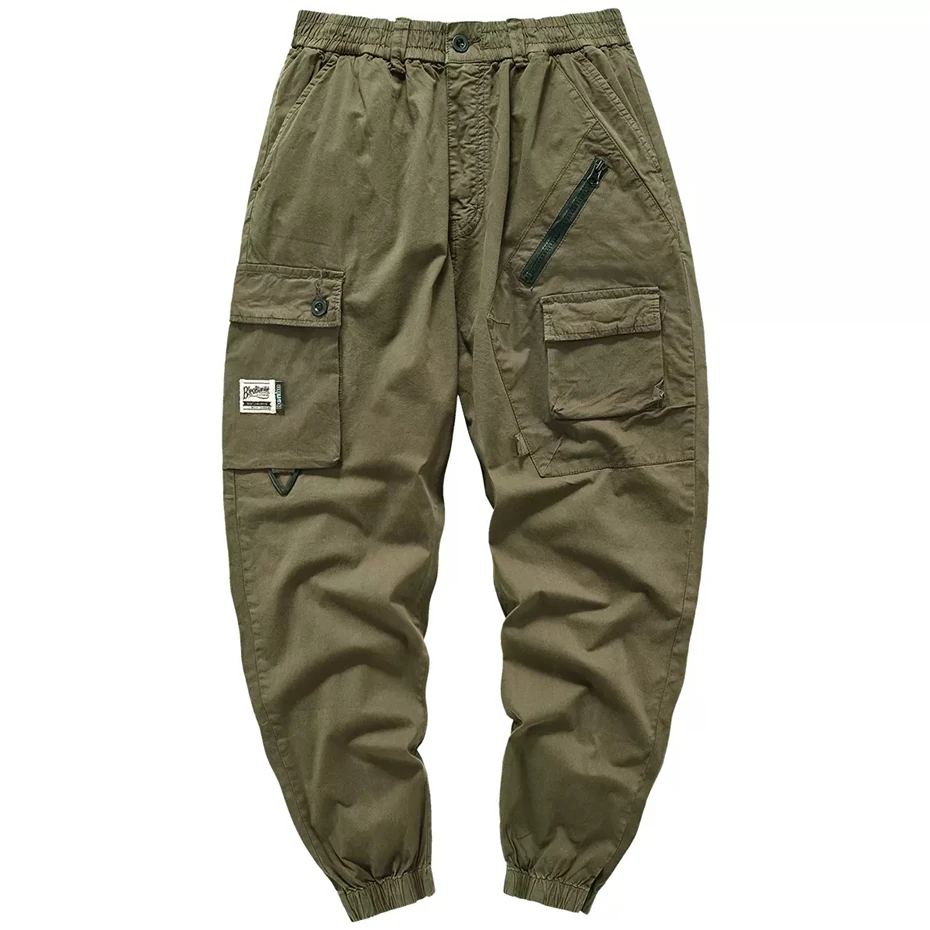 Mens Techwear Cargo Pants Men Joggers Sweatpants Streetwear Pants Fashion Vintage Paratrooper Trousers Male