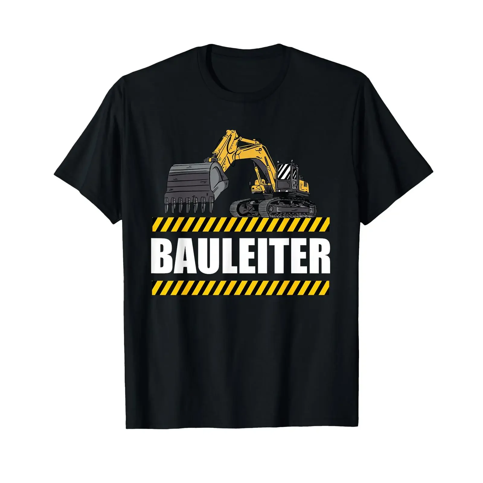 Construction Manager Large Excavator Motif Site Topping Out Ceremony T Shirt vintage Washed Slightly Unisex