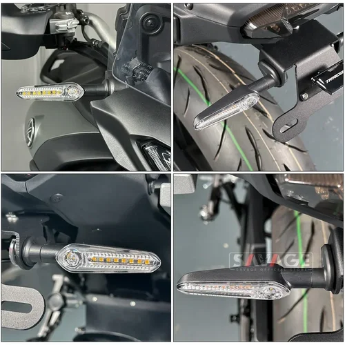 Imagen 2 del producto Luz LED de intermitente que fluye para YAMAHA MT07 MT09 SP Tracer 9 900 GT 7 700 GT, indicador intermitente direccional para motocicleta