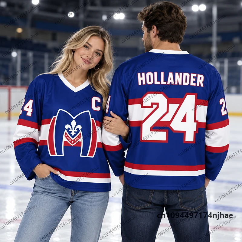 2026 Hot Heated Rivalry Inspired Ilya Rozanov & Shane Hollander Hockey Jersey Women Men Long Sleeve T-Shirt Sports Oversized Top