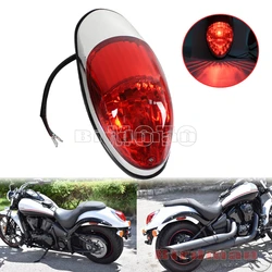 12V Motorcycle Tail Light Rear Stop Lamp Cruiser Taillight For Kawasaki Vulcan 900 Suzuki Yamaha V-Star Honda VTX 1300 1800