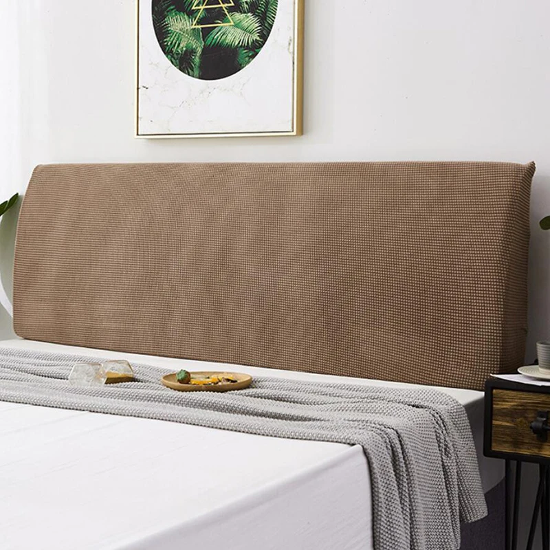 Solid Thicken Bed Head Cover Elastic All-inclusive Headboard Cover Bed Head Back Protection Universal Bed Backrest Dust Cover