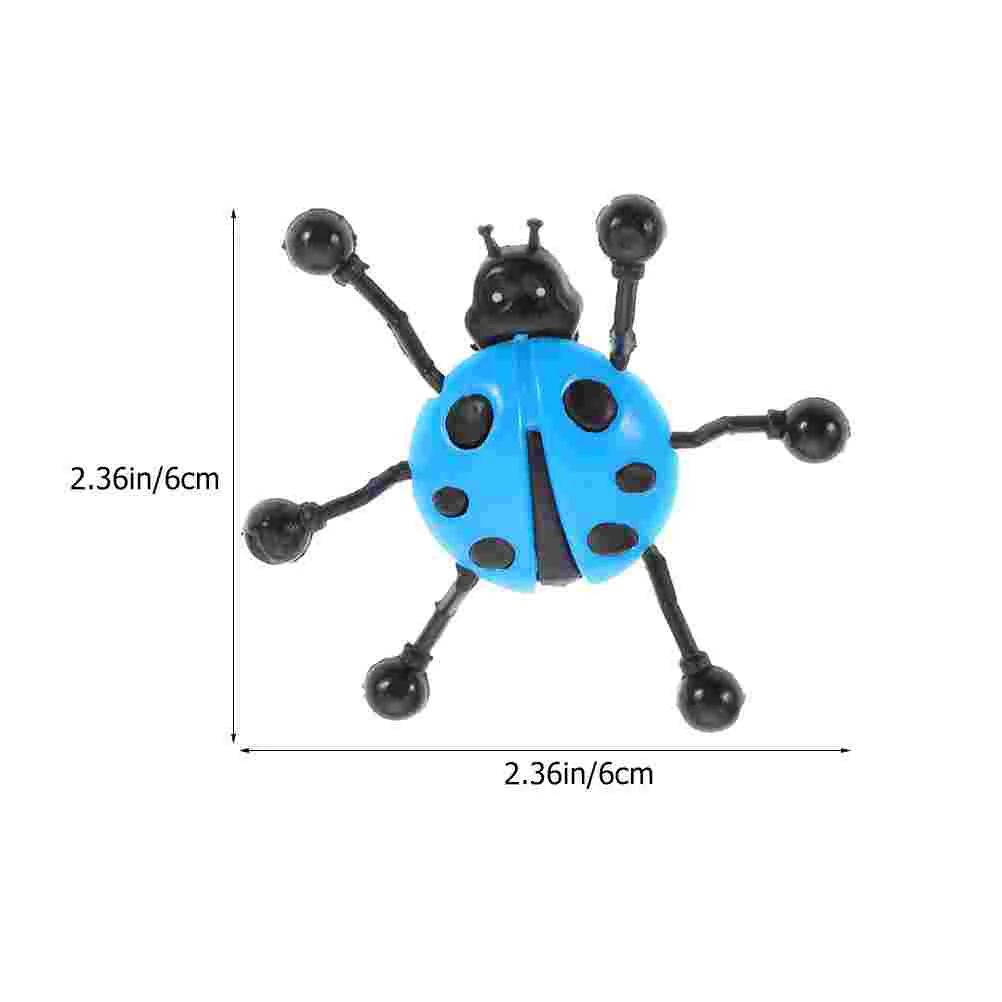 8 Pcs Climbing Wall Ladybug Toy Simulated Appearance Toys Household Crawler Ladybirds Shaped Party Adorable Sticky