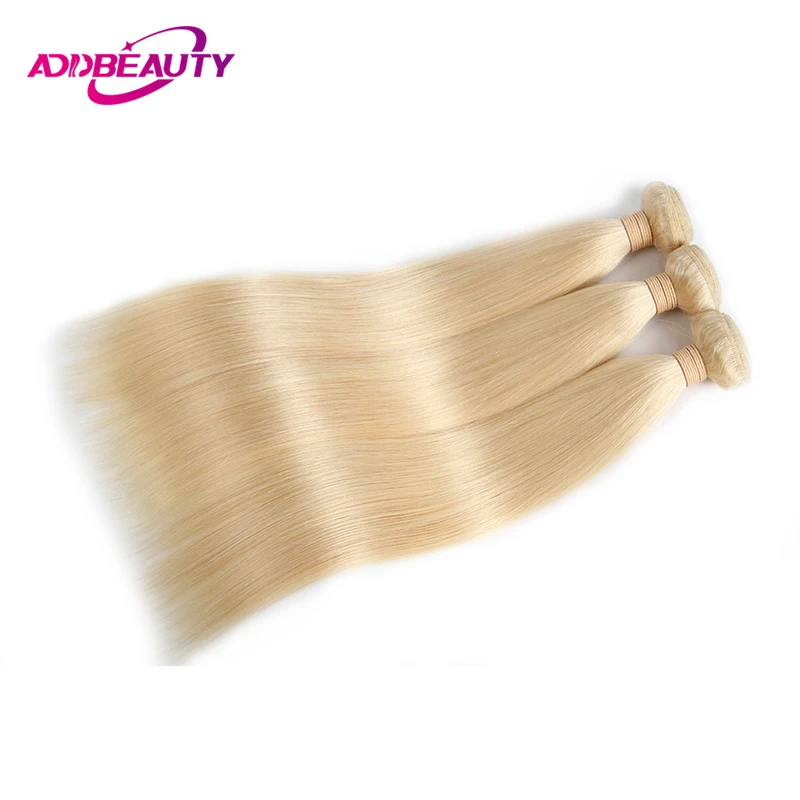 Straight Human Hair Bundle Brazilian Honey Blond Brazilian Unproccessed Raw Virgin Human Hair Weave One Donor Hair Extension 613