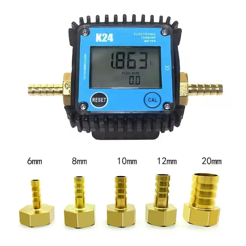 BOLRZO K24 Four Miniature Corrosion Resistant Digital Flowmeter