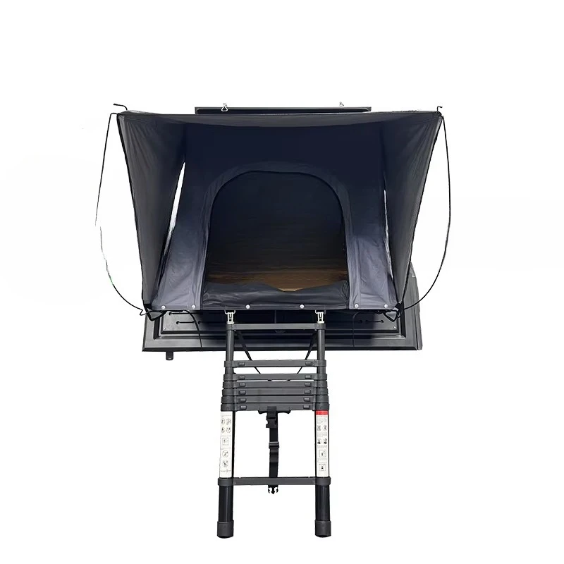 Pickup Truck Canopy Custom Logo Side Open Rooftop Tent Hard Shell Aluminum Premium Waterproof Roof Top Tent with Roof Rack