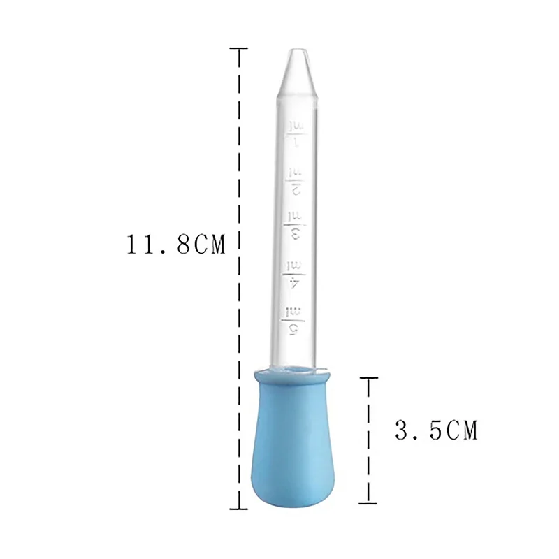 5ML Child Baby Dropper Medicine Feeder Child Medicine Device Silicone Pipette Liquid Food Dropper Plastic Infant Supplies