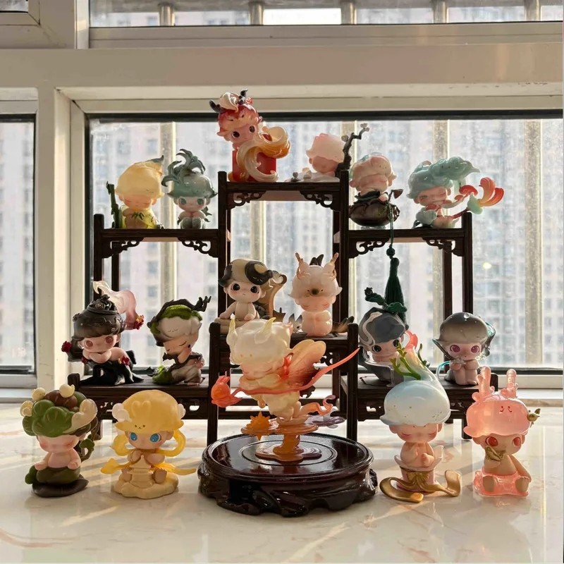 A Light Of Wind And Moon Series Figures Blind Box Chinese Style Cute Figures Toys Surprise Gifts Desktop Ornaments Decoration